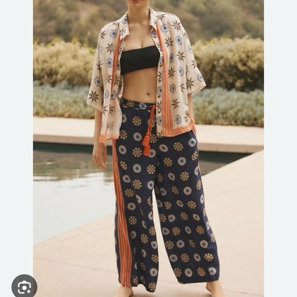 NWT Anthropologie Linen Set - Picture 1 of 9